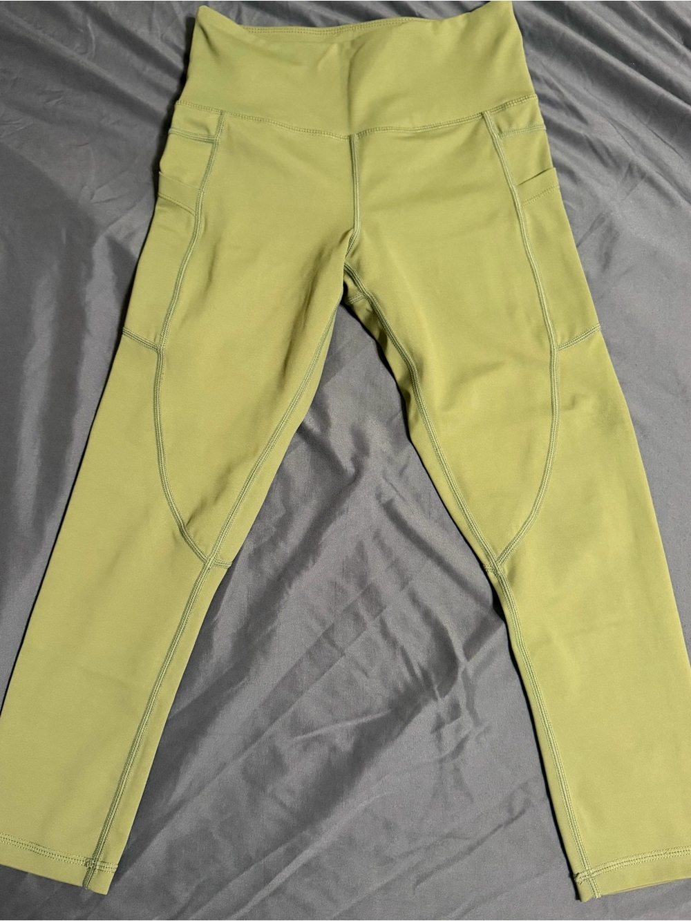 ZYIA size XS High-Waist Green Active Leggings